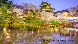  Presentation with cherry blossom - Cool new presentation with cherry blossom japanese - nara japan at koriyama castle backdrop and a gold colored foreground