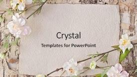  Presentation with note - PPT layouts enhanced with cherry blossoms and blank note background and a  colored foreground