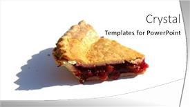 Presentation with cherry - Slide deck featuring cherry-pie-homemade-cherry-pie background and a white colored foreground