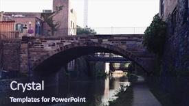  Presentation with canal - Amazing slide deck having chesapeake and ohio canal national backdrop and a wine colored foreground