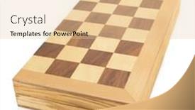  Presentation with chess board - Slides featuring chess-board-isolated-on-white background and a lemonade colored foreground