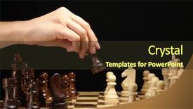  Presentation with chess board - PPT theme with chess board with chess pieces background and a wine colored foreground