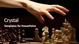  Presentation with chess board - PPT theme having chess board with chess pieces background and a  colored foreground