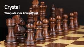  Presentation with chess pieces - Audience pleasing theme consisting of chess board with chess pieces backdrop and a  colored foreground