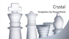  Presentation with chess - PPT theme enhanced with chess formation against white background background and a white colored foreground