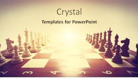  Presentation with strategic - Colorful slides enhanced with chess-game-strategic-desicion-making backdrop and a lemonade colored foreground