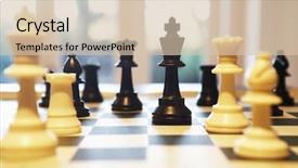  Presentation with chess - Colorful slides enhanced with chess game backdrop and a lemonade colored foreground