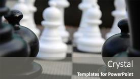  Presentation with play area - Presentation theme with chess-kit-giant-chess-game background and a gray colored foreground