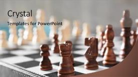  Presentation with chess board - Cool new presentation with chess on board backdrop and a  colored foreground
