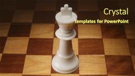  Presentation with chess - Slide set consisting of chess-piece-isolated-on-white background and a wine colored foreground