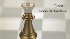  Presentation with queen chess - 