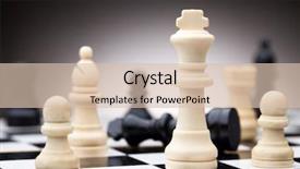  Presentation with chess pieces - Slide deck enhanced with chess pieces background and a lemonade colored foreground