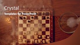  Presentation with chessboard - Amazing theme having chessboard-in-hookahs-bar-nobody backdrop and a tawny brown colored foreground