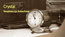  Presentation with chest - Cool new slides with chest and different old things backdrop and a tawny brown colored foreground