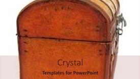  Presentation with mystery - Slides with chest case trunk with mystery inside background and a red colored foreground