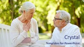  Presentation with old age - Cool new slides with chest pain - old age health problem backdrop and a sky blue colored foreground