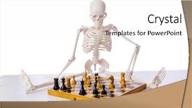  Presentation with siblings playing chess - Amazing presentation having chest piece - skeleton playing chess game backdrop and a  colored foreground