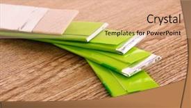  Presentation with chewing gum - Colorful presentation enhanced with chewing gum backdrop and a coral colored foreground