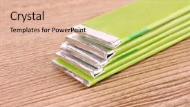  Presentation with chewing gum - Cool new slides with chewing gum backdrop and a lemonade colored foreground