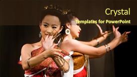  Presentation with finger nail - Amazing presentation theme having chiang-mai-thailand-april-25 backdrop and a  colored foreground