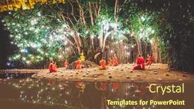  Presentation with mai - Cool new presentation theme with chiang-mai-thailand-february-19 backdrop and a tawny brown colored foreground