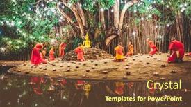  Presentation with mai - Presentation enhanced with chiang-mai-thailand-february-19 background and a tawny brown colored foreground