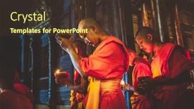  Presentation with mai - PPT theme consisting of chiang-mai-thailand-february-19 background and a tawny brown colored foreground