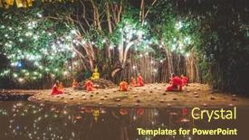  Presentation with celebrations - Audience pleasing PPT theme consisting of chiang-mai-thailand-february-19 backdrop and a tawny brown colored foreground