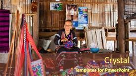  Presentation with tribe - Presentation design enhanced with chiang-mai-thailand-february-2019 background and a tawny brown colored foreground