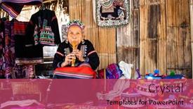  Presentation with tribe - Amazing presentation theme having chiang-mai-thailand-february-2019 backdrop and a red colored foreground
