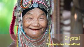  Presentation with jewelery - PPT theme featuring chiang-rai-thailand-dec-4 background and a violet colored foreground