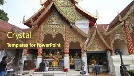  Presentation with chiang mai - Colorful presentation design enhanced with chiangmai-november-30-locals backdrop and a tawny brown colored foreground