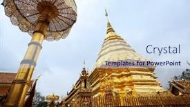  Presentation with chiang mai - PPT theme having chiangmai-november-30-locals background and a sky blue colored foreground