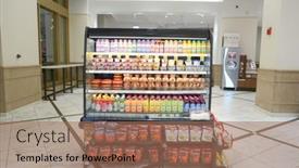  Presentation with pharmaceutical - Audience pleasing slides consisting of chicago-il-circa-april-2016 backdrop and a coral colored foreground