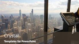  Presentation with avenue - Slides consisting of chicago-il-circa-march-2016 background and a dark gray colored foreground