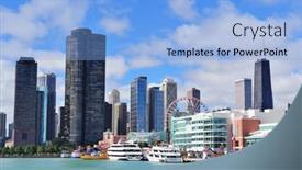  Presentation with chicago skyline - 