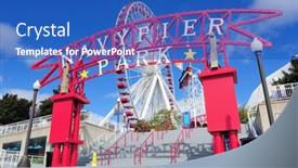  Presentation with chicago skyline - Colorful PPT layouts enhanced with chicago-il-oct-1-navy backdrop and a teal colored foreground