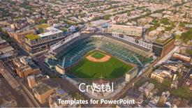  Presentation with chicago - PPT theme with chicago-il-usa-july-6 background and a violet colored foreground