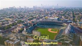  Presentation with chicago - Cool new slide deck with chicago-il-usa-july-6 backdrop and a tawny brown colored foreground