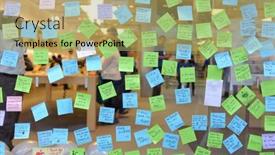  Presentation with steve jobs - Presentation theme having chicago-october-6-notes background and a yellow colored foreground