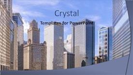  Presentation with green building - Slide deck with chicago skylines building along green dyeing river of chicago river on st patrick day festival in chicago downtown il usa background and a light blue colored foreground