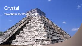  Presentation with hispanic heritage - Amazing slides having chichen itza a pre-hispanic backdrop and a teal colored foreground