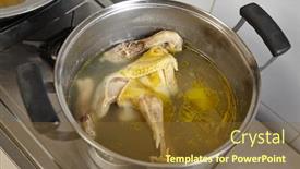  Presentation with step - Beautiful slide set featuring  backdrop and a  colored foreground