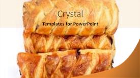  Presentation with kebab - Slides having chicken-kebab-in-the-dough background and a yellow colored foreground