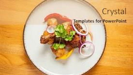  Presentation with grilled chicken - 