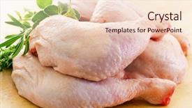  Presentation with chicken - Amazing presentation having chicken legs backdrop and a lemonade colored foreground