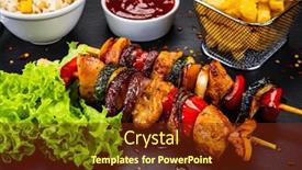  Presentation with grilled chicken - 