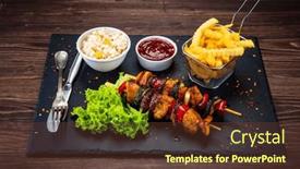  Presentation with grilled chicken - 