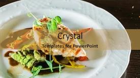  Presentation with hydroponics vegetables hydroponic vegetable - Presentation theme enhanced with chickens fall - chicken with vegetables background and a  colored foreground