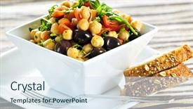  Presentation with chickpea - Theme consisting of  background and a  colored foreground